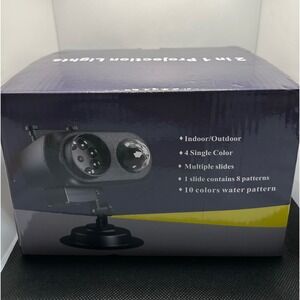 Holiday‎ Projector Light Outdoor 2 in 1 Christmas Halloween Black Waterproof